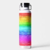 Waterverf regenboogschroefdraad met kopervacuüm waterfles (Achterkant)