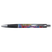Waterverf Regenboogstraat Mandala met hart Pen (Achterkant)