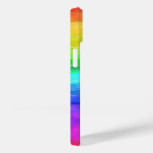 Waterverf regenboogstripmonogram Case-Mate iPhone case (Achterkant / Rechts)