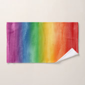 Waterverf Regenboogstrips Bad Handdoek (Handdoek)