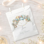 Waterverf regenboogvliegtuig ballonvaarder Baby sh Bedankzakje (Geknipt)