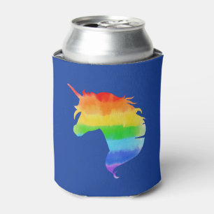 Waterverf regenboogvlies blikjeskoeler