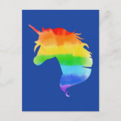 Waterverf regenboogvlies briefkaart (Voorkant)