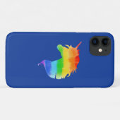 Waterverf regenboogvlies Case-Mate iPhone case (Achterkant (horizontaal))