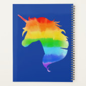 Waterverf regenboogvlies planner (Achterkant)