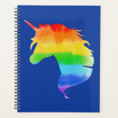 Waterverf regenboogvlies planner (Voorkant)