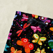 Waterverf Regenboogvlinders Kinder gepersonaliseer Strandlaken (In situ)