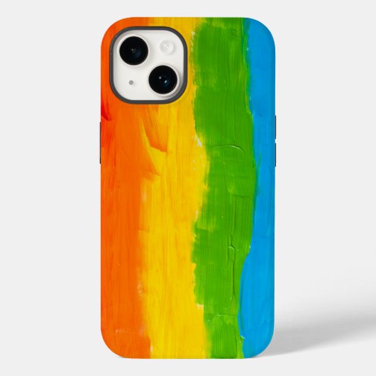 Waterverf Regenboogvlucht LGBT Pride Flag Case-Mate iPhone Case (Achterkant)