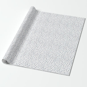 Waterverf regendruppels, indigo naadloos patroon. cadeaupapier