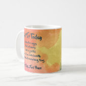 Waterverf Reiki Beginselen Mok (Voorkant links)