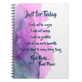 Waterverf Reiki Beginselen Notitieboek