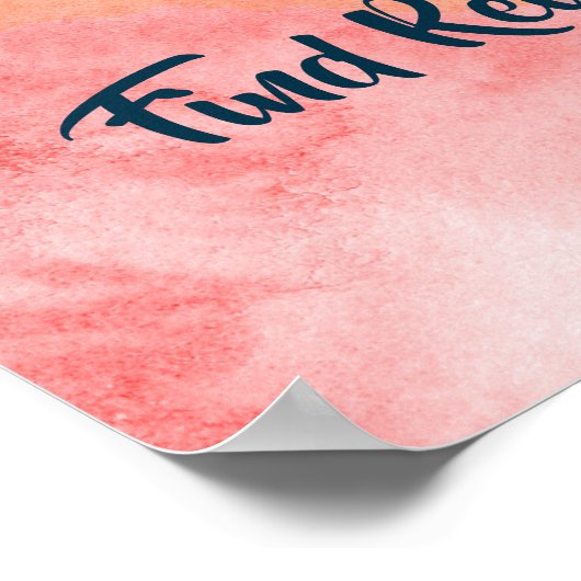 Waterverf Reiki Beginselen Poster (Hoek)