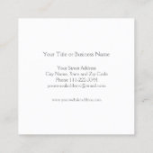 Waterverf Reiki Master met het Visitekaartje van C (Achterkant)