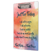 Waterverf Reiki Principles Klembord (Links)