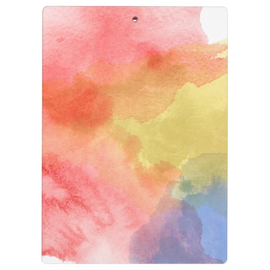 Waterverf Reiki Principles Klembord (Achterkant)