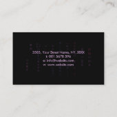 Waterverf Reiki Symbool en voorkeuren Visitekaartje (Achterkant)