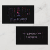 Waterverf Reiki Symbool en voorkeuren Visitekaartje (Voorkant / Achterkant)