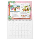 Waterverf reiskalender rond de wereld 2026 kalender (Feb 2027)