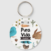 Waterverf reizen en verkennen sleutelhanger (Voorkant)