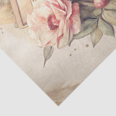 Waterverf reizen retro camera oude foto's rozen tissuepapier (Detail)