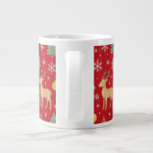 Waterverf Rendier & Kerstboom - Grote Koffiekop (Achterkant)