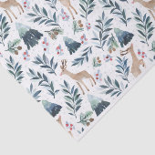 Waterverf rendieren in het bos tissuepapier (Detail)