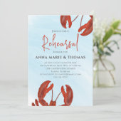 Waterverf repetitie Rood monster QR-code Kaart (Staand voorkant)