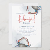 Waterverf repetitie voor binnenblauw Zee QR-code Kaart (Voorkant)