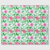 Waterverf Retro Art Patroon Cadeaupapier (Vlak)