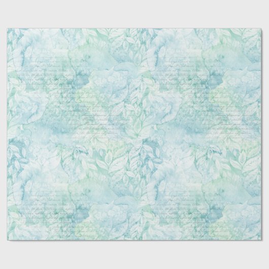 Waterverf Retro Beach THERT Wrapping Paper #3 Cadeaupapier (Vlak)