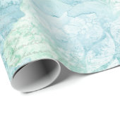 Waterverf Retro Beach THERT Wrapping Paper #3 Cadeaupapier (Rol Hoek)