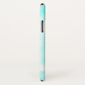 waterverf retro blauw bloemen hand geschilderd Case-Mate iPhone case (Achterkant / rechts)