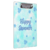 waterverf retro blauw bloemen hand geschilderd klembord (Rechts)