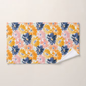 Waterverf Retro bloemenpatroon Bad Handdoek (Handdoek)