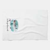 Waterverf  Retro Camper Kitchen Dish Towel Theedoek (Horizontaal)