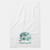 Waterverf  Retro Camper Kitchen Dish Towel Theedoek (Verticaal)
