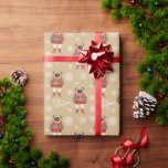 Waterverf Retro Pug Christmas Cadeaupapier<br><div class="desc">Voeg een vleugje charme toe aan uw geschenken met onze Waterverf Retro Pug Christmas Wrapping Paper! Dit prachtige inpakpapier is voorzien van een prachtige waterverf-afbeelding van een Mopshond, ideaal voor kerstcadeaus. Ideaal voor hondenmoeders, Pug-liefhebbers en iedereen die dol is op deze charmante pups, dit inpakpapier zal uw geschenken laten opvallen....</div>