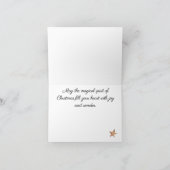 Waterverf Retro Snowman Krans Vrolijk Kerstfeest Feestdagen Kaart (Binnen)