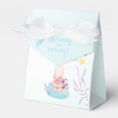Waterverf Rhino Unicorn Baby Boy Shower Bedankdoosjes (Voorkant Zijde)