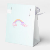 Waterverf Rhino Unicorn Baby Boy Shower Bedankdoosjes (Achterkant)