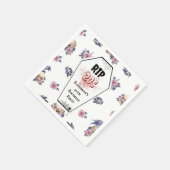 Waterverf RIP 20s Halloween Volwassen Verjaardag Servet (Hoek)