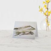 Waterverf Rivington pike Horwich Kaart (Gele Bloem)