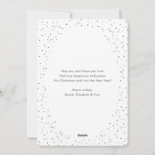 Waterverf Robin Bird Krans Vrolijke Kerst Kaart (Achterkant)