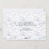 Waterverf Robin Botanical Foto Feestdagenkaart (Achterkant)