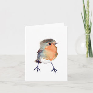 Waterverf Robin Card Kaart