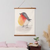 Waterverf Robin Hangend Wandkleed (Slaapkamer)