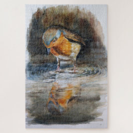 waterverf robin legpuzzel