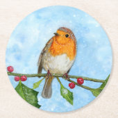 Waterverf Robin Paper Onderzetter (Voorkant)