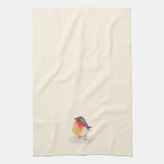 Waterverf Robin Theedoek (Verticaal)