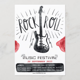 Waterverf Rock and Roll Festival aangekondigd Kaart